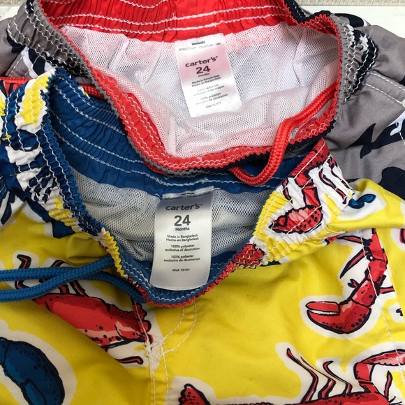 Carter’s Swim Trunks Set of 2 Size 24 months - Picture 6 of 6